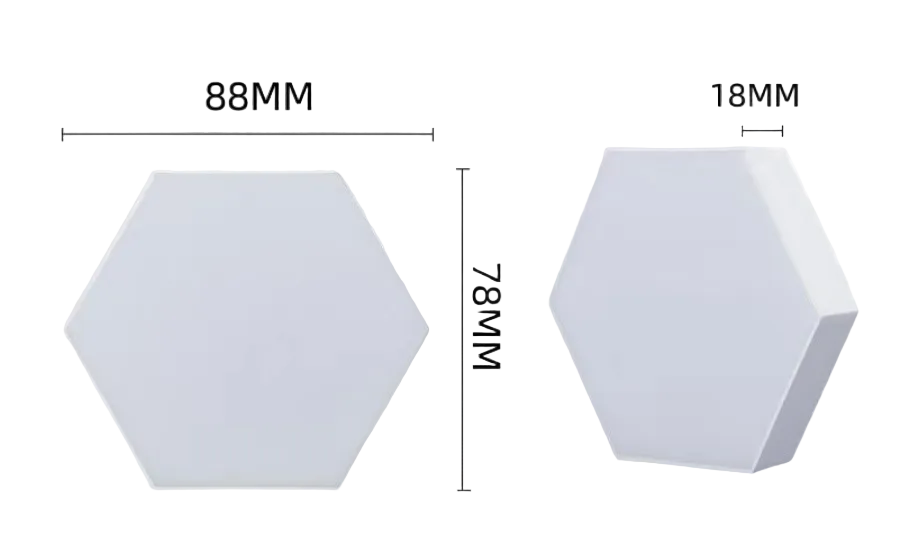 Hexagon light penals