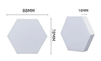 Hexagon light penals
