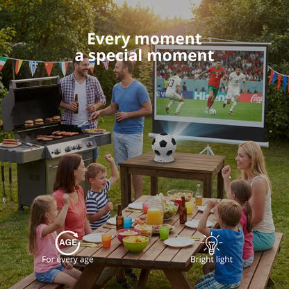 Soccer ball projector