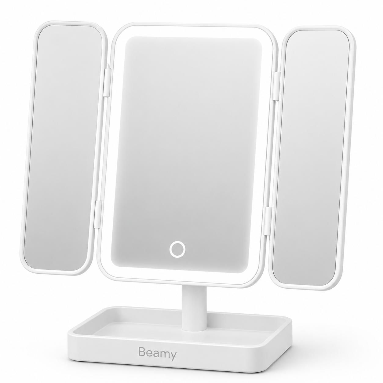 Beamy® triofold make-up mirror