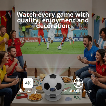 Soccer ball projector