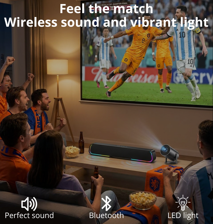 RGB bluetooth soundbar