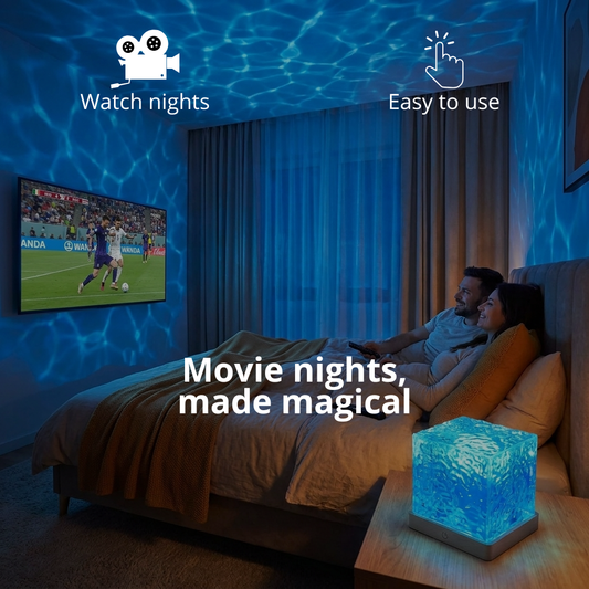 Ocean wave lamp