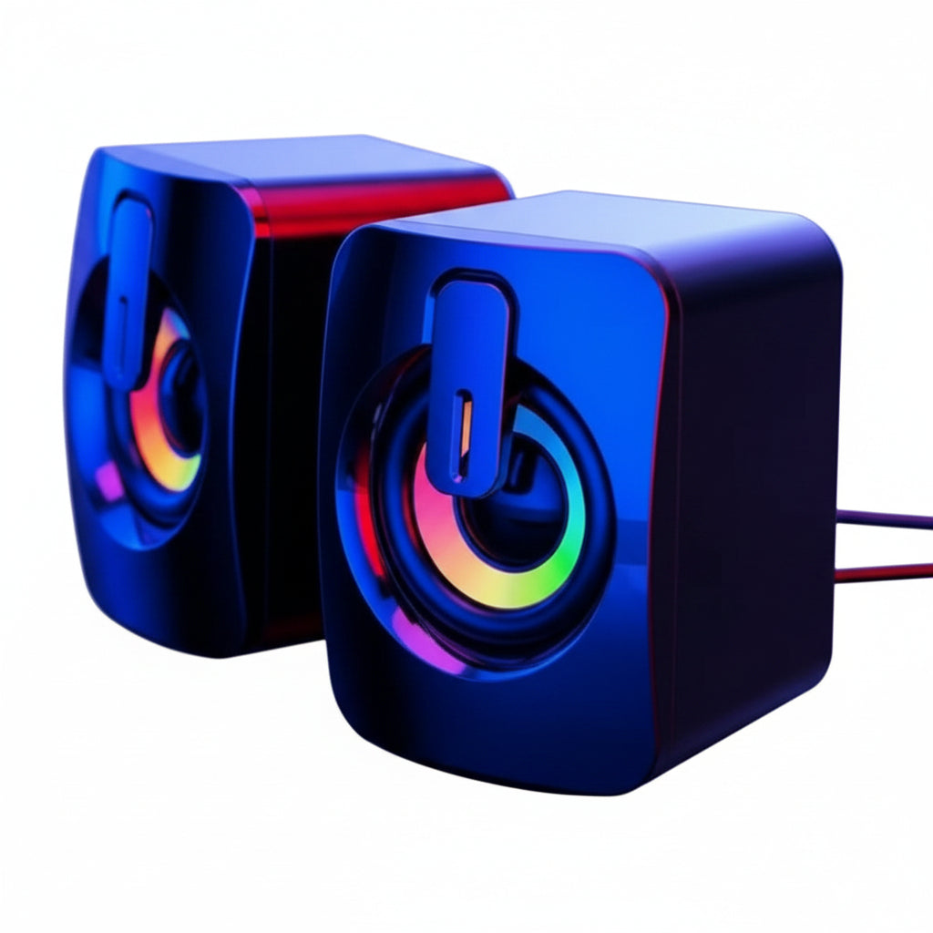 RGB light speakers